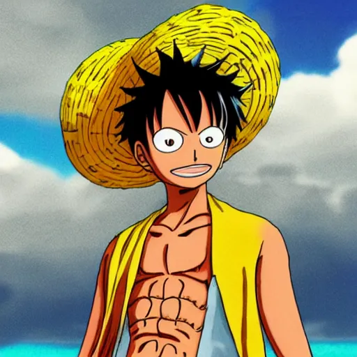 Prompt: luffy as pineapple
