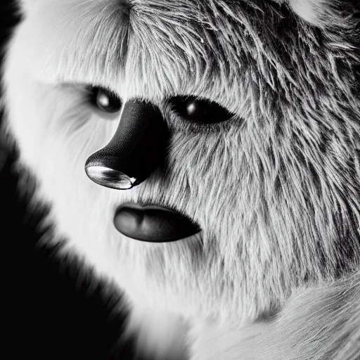 Image similar to a photograph fluffy bear abandonned macro , weird, argentic, dust and scratches, by Jon Rafman