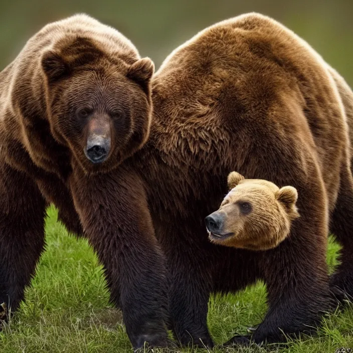 Image similar to vladimir putin fighting bear, 8 k, post - processing, extremely hyper - detailed, epic composition, masterpiece, stunning