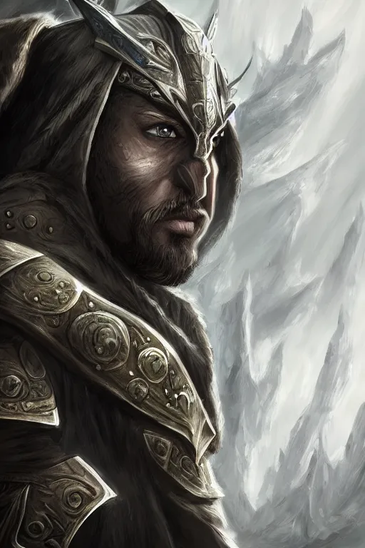 Prompt: battle mage | the elder scrolls style | digital painting | highly detailed | ultra realistic