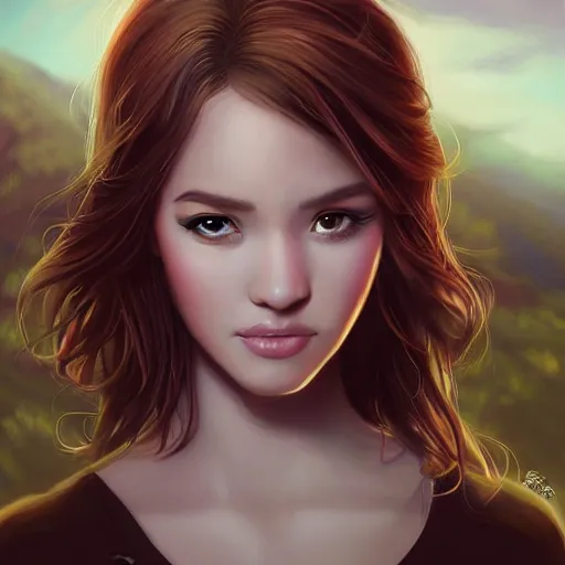 Prompt: a portrait of a character in a scenic environment by Artgerm