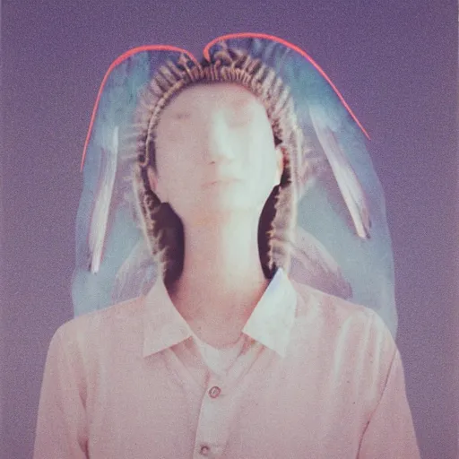 Image similar to seraphim, mixed media, collage, 9 0 s, by rinko kawauchi