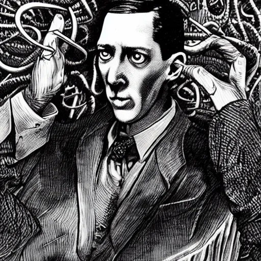 Image similar to H.P. lovecraft, dunwitch horror, eldritch abomination