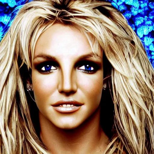 portrait of britney spears with his hand on his face, | Stable ...