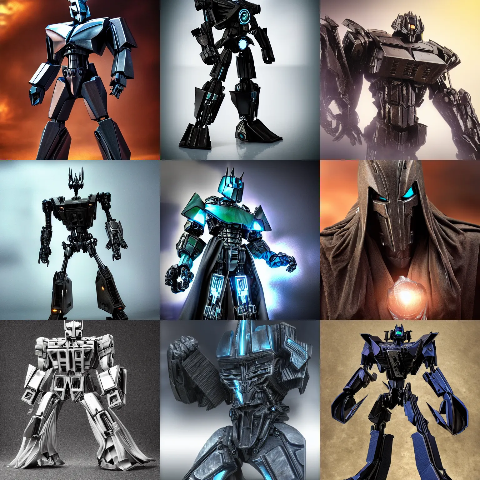 Prompt: a ringwraith transformer autobot, high resolution, photograph, photorealistic