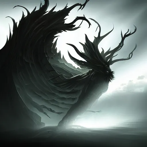 Image similar to god of shadows, fantasy digital art