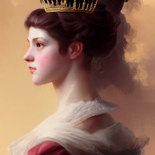 Image similar to beautiful & natural Sidney Sweeney as a 1700s princess by Artgerm and Greg Rutkowski, intricate, elegant, highly detailed, digital painting, artstation, concept art, smooth, sharp focus, illustration,