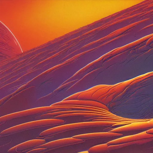 Prompt: breathtakingly beautiful ultrawide angle colour masterpiece dream by roger dean and kilian eng and jean giraud, incredible sense of depth and perspective and clarity, weird abstract, 8 k