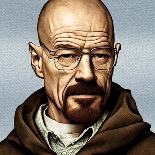 Image similar to renaissance walter white