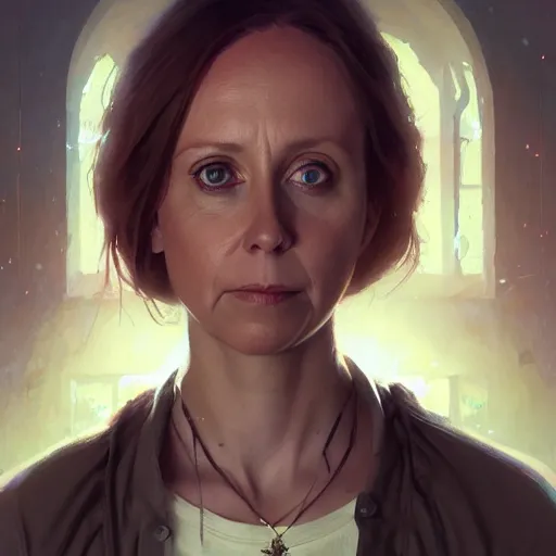 Image similar to highly detailed portrait of holly flax, stephen bliss, unreal engine, fantasy art by greg rutkowski, loish, rhads, ferdinand knab, makoto shinkai and lois van baarle, ilya kuvshinov, rossdraws, tom bagshaw, global illumination, radiant light, detailed and intricate environment