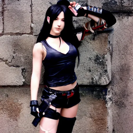 Image similar to tifa from ff 7