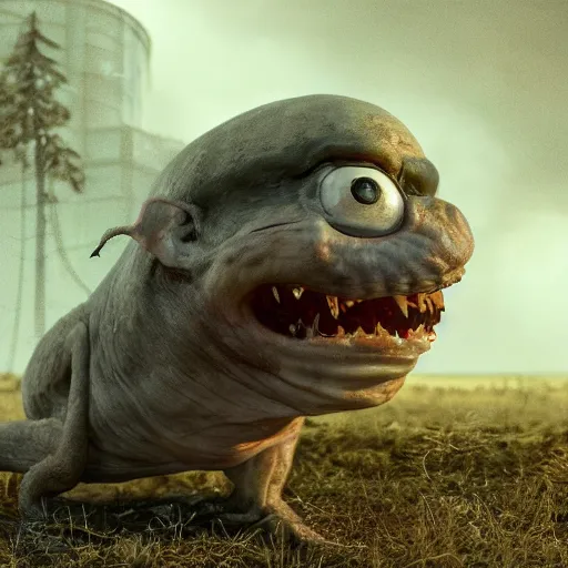 Image similar to hyperrealistic dslr film still of early cuyler squidbillies anthropoid, stunning 8 k octane comprehensive 3 d render, inspired by istvan sandorfi & greg rutkowski & unreal engine, perfect symmetry, dim volumetric cinematic lighting, extremely hyper - detailed, extremely lifelike attributes & lifelike texture, intricate, masterpiece, artstation, stunning