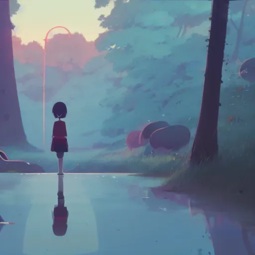 Image similar to season of mists and mellow fruitfulness, detailed, cory loftis, james gilleard, atey ghailan, makoto shinkai, goro fujita, studio ghibli, rim light, exquisite lighting, clear focus, very coherent, plain background