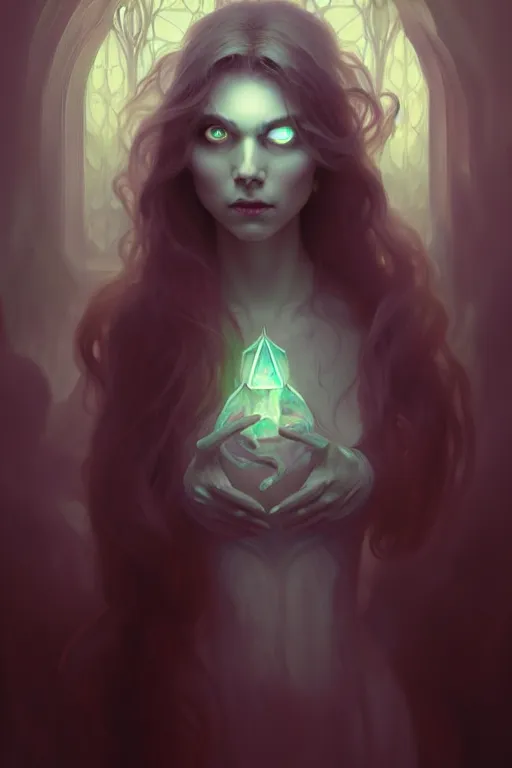 Prompt: photography alexey gurylev, ghostly ghost, mysterious, deep focus, d & d, fantasy, complex, elegant, highly detailed, digital painting, artstation, concept art, matte, clear focus, illustration, hearthstone, artgerm art, greg rutkovsky and alphonse mucha