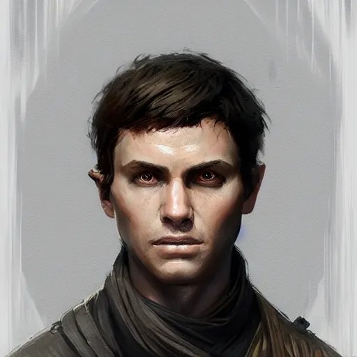 Image similar to portrait of a man by greg rutkowski, jedi knight anakin fel, short black hair, star wars expanded universe, he is about 3 0 years old, wearing the tactical gear of the galactic alliance, highly detailed portrait, digital painting, artstation, concept art, smooth, sharp foccus ilustration, artstation hq