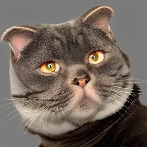 Image similar to scottish fold, photo realistic