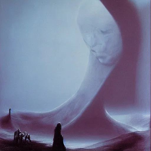 Image similar to Friendship of Nations by Zdzislav Beksinski