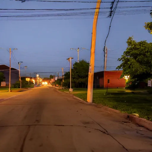 Image similar to walking through the hoods of east saint louis during 8 pm