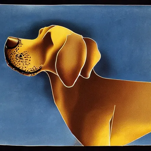 Dali store dog painting