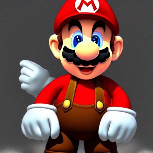 Prompt: super mario, except he's a real life person, photorealistic digital art, 8k