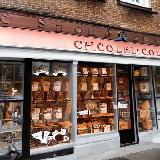 Image similar to harrys chocolate shop