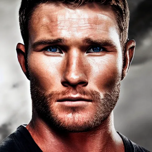 Prompt: scott eastwood as chris redfield, 4 k, high detail, high - resolution photograph, professional photography, ultra - detail