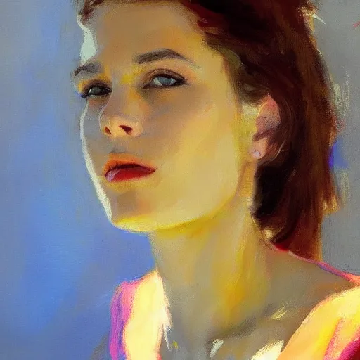 Image similar to ultra realistic detailed portrait of a beautiful woman by william wray
