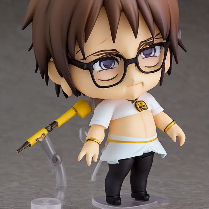 Image similar to frank reynolds, an anime nendoroid of frank reynolds figurine, detailed product photo