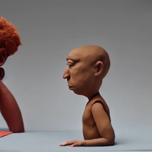 Image similar to critical race theory claymation by jan svankmejer, hyperrealistic, aesthetic, masterpiece