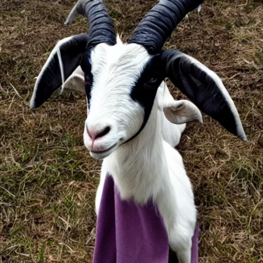 Prompt: a witch as a goat