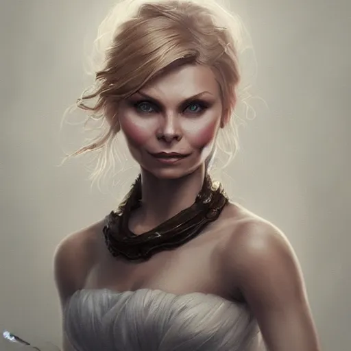 Prompt: a young myanna buring, urban motifs, intricate, elegant, highly detailed, digital painting, trending on artstation, concept art, smooth sharp focus, illustration, art by artgerm and greg rutkowski