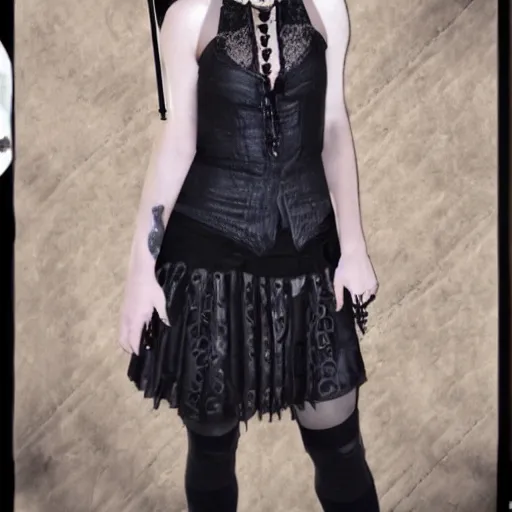 Image similar to Goth Alexandria Daddario