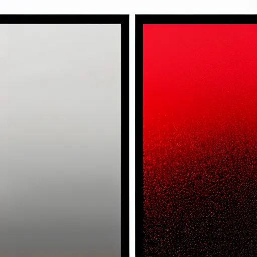 Image similar to vertical gradient of 3 colors: #ffffff #ff0000 #333333, nice gradient of white, red and black color, realistic color mix, photoshop gradient tool screenshot, color palette example, Art station, learn how to mix paint tutorial