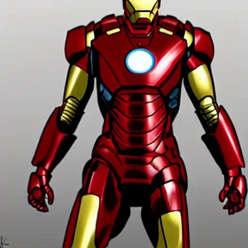 Image similar to nicholas cage as iron man