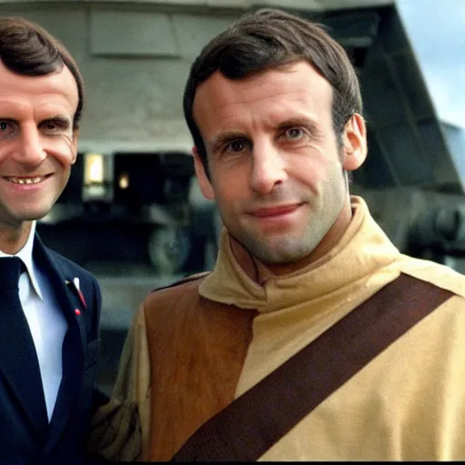 Image similar to Emmanuel Macron in Star Wars (1999)
