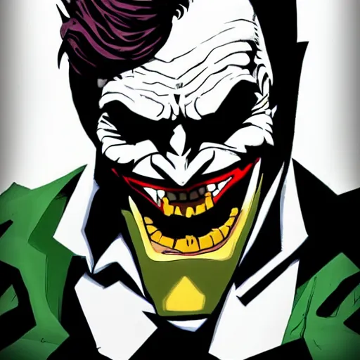 Image similar to batman as the joker