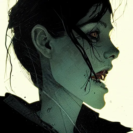 Image similar to portrait backlit light, by killian eng and bernie wrightson and martin deschambault and conrad roset, inspired by victorian horror, etching, fine, sharp high detail,