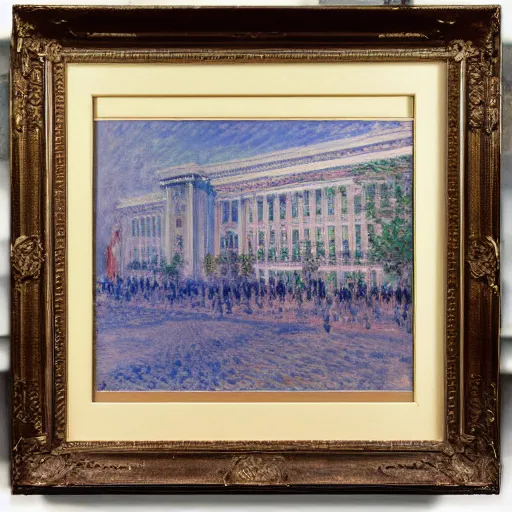 Prompt: highly detailed portrait of massachusetts general hospital, painting by monet, masterpiece