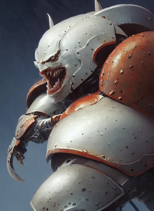 Image similar to subsurface scattering, white, crab, centurion with face armor, by jesper ejsing, justin gerard, tomasz alen kopera, cgsociety and fenghua zhong, highly detailed, rim light, cinematic lighting, illustration, art, octane render, very coherent, cinematic, hyper realism, high detail, octane render, 8 k