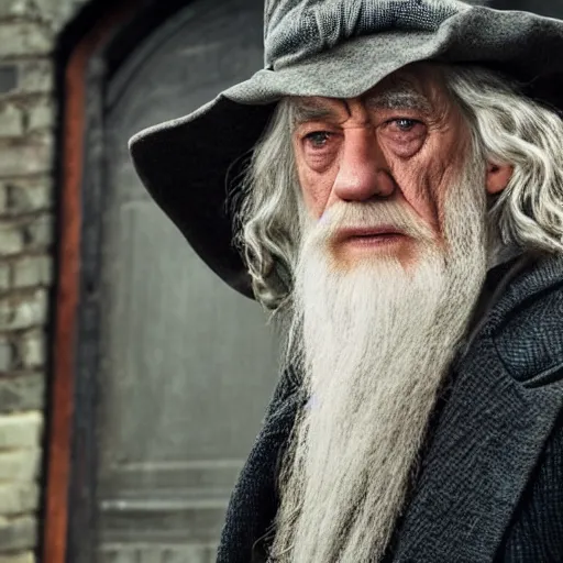 Prompt: Gandalf in the Peaky Blinders