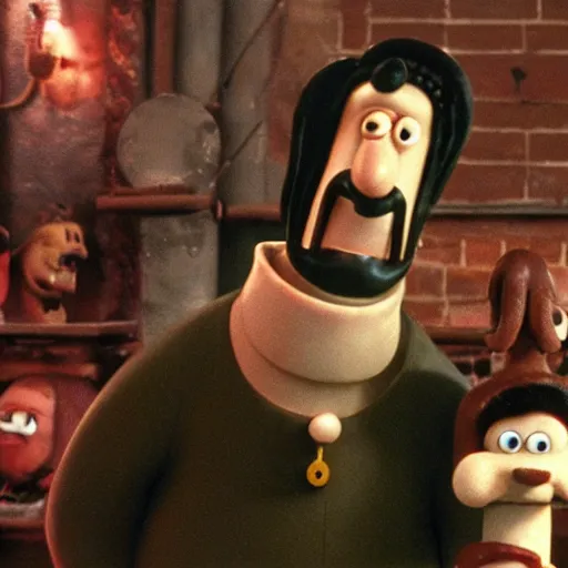 Image similar to rasputin in Wallace & Gromit