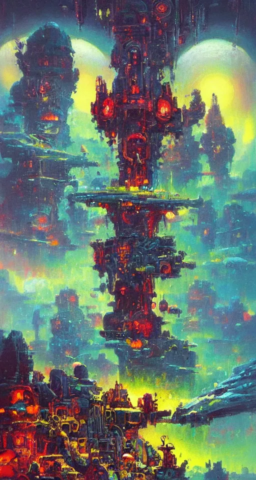 Image similar to an amazing masterpiece of art by Paul Lehr