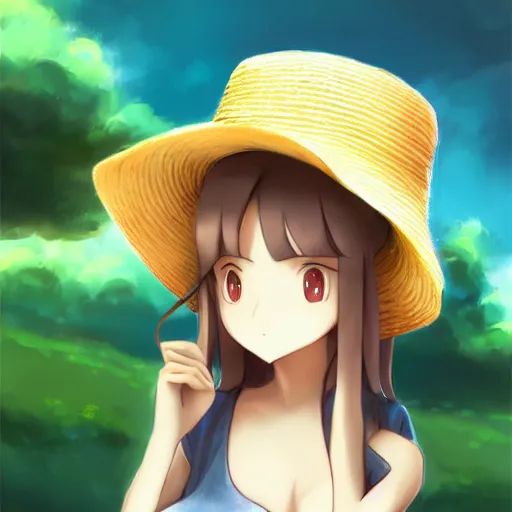 Image similar to Pichu wearing a straw hat by WLOP, Pokemon, anime