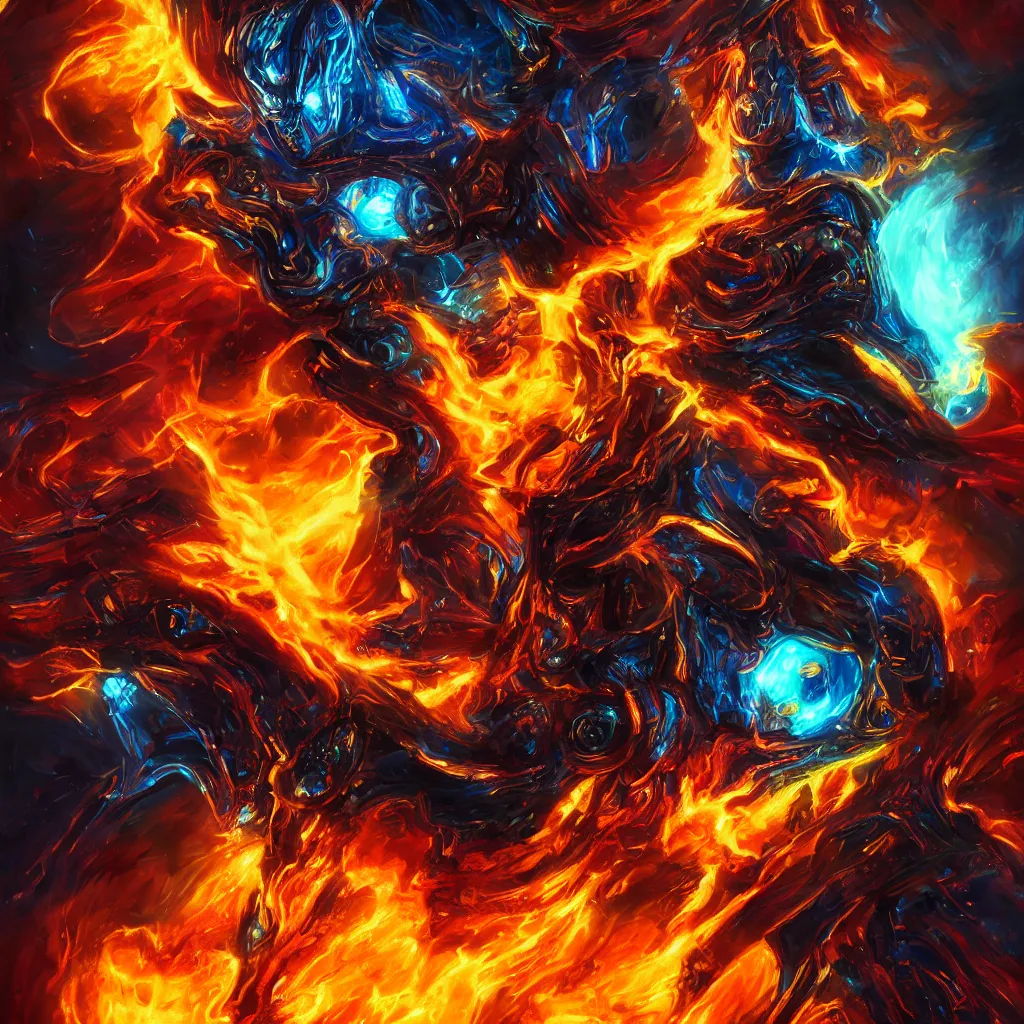 Image similar to cosmic ghost rider, fantasy art, digital painting, cinematic shot