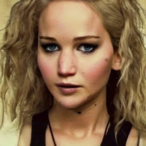 Image similar to polaroid shot of jennifer lawrence in game of thrones audition