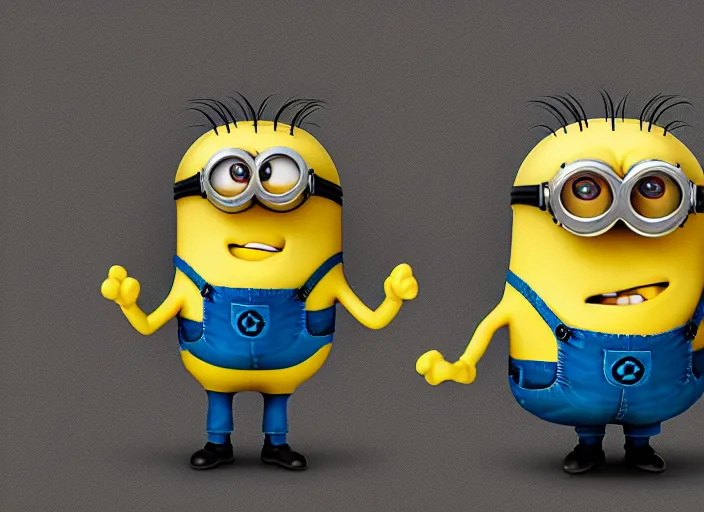 Image similar to intricate detailed anatomy of a minion on a textbook, full hd, ornate