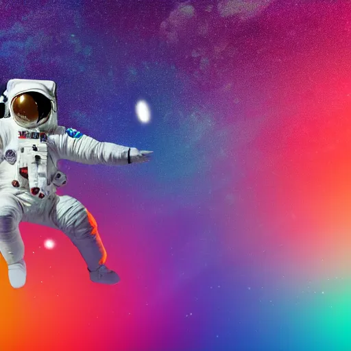 Image similar to a still cut of an astronaut moonwalk dancing on the moon's surface, kpop style colors, smokey background