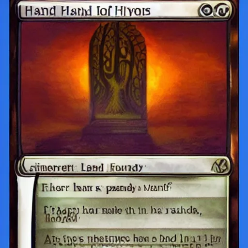 Image similar to Hand of the Mysteries