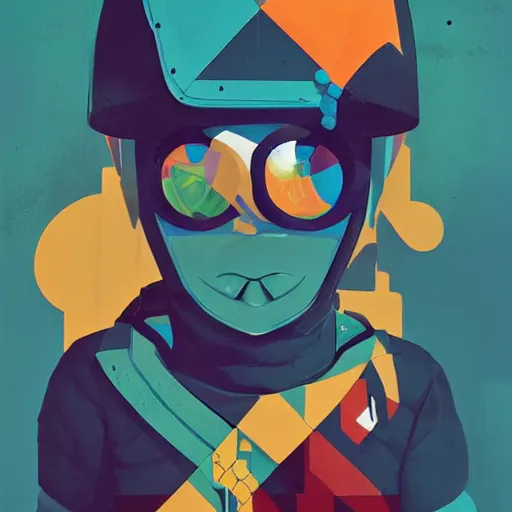 Prompt: Bomberman Profile Picture by Sachin Teng, asymmetrical, Organic Painting , Matte Painting, geometric shapes, hard edges, graffiti, street art, 300 dpi :2 by Sachin Teng:4