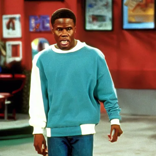 Prompt: a tv still of Kevin Hart starring in Boy Meets World (1993)